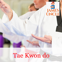 Tae kwon do trainer Mr. Rabi Chakraborty in Nimta